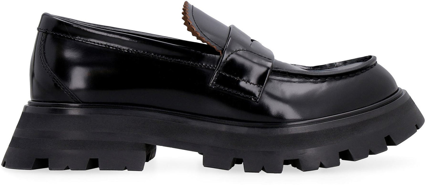 Alexander McQueen Wander Leather Loafers
