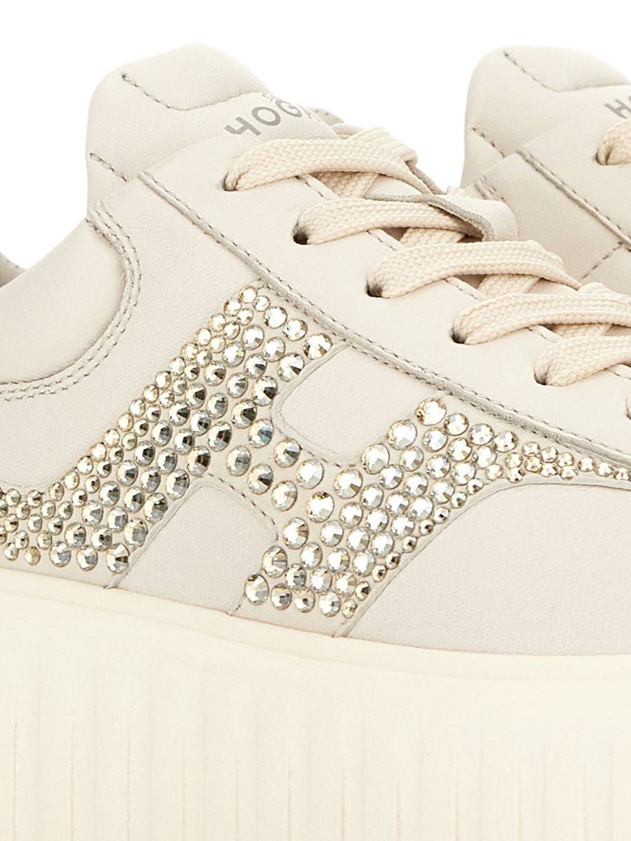 Hogan H-Stripes Leather Sneakers