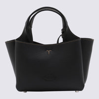 Tod'S Black Leather Tote