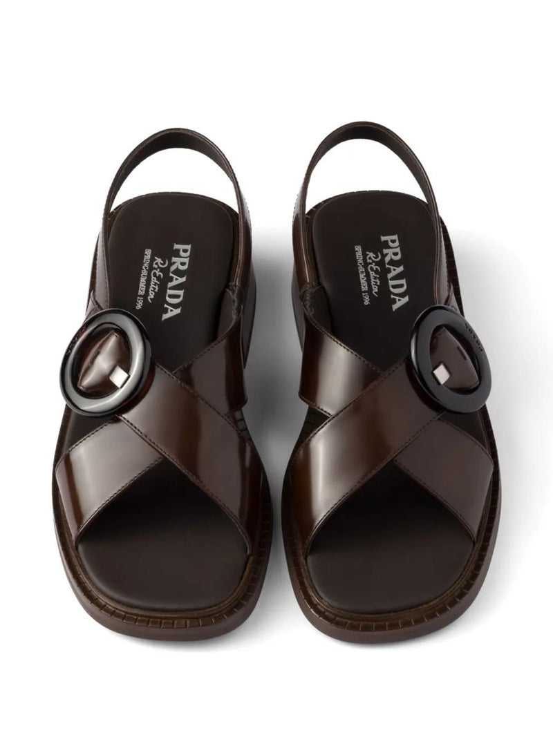 Prada Buckled Sandals