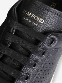 Tom Ford Leather Lace-Up Sneakers