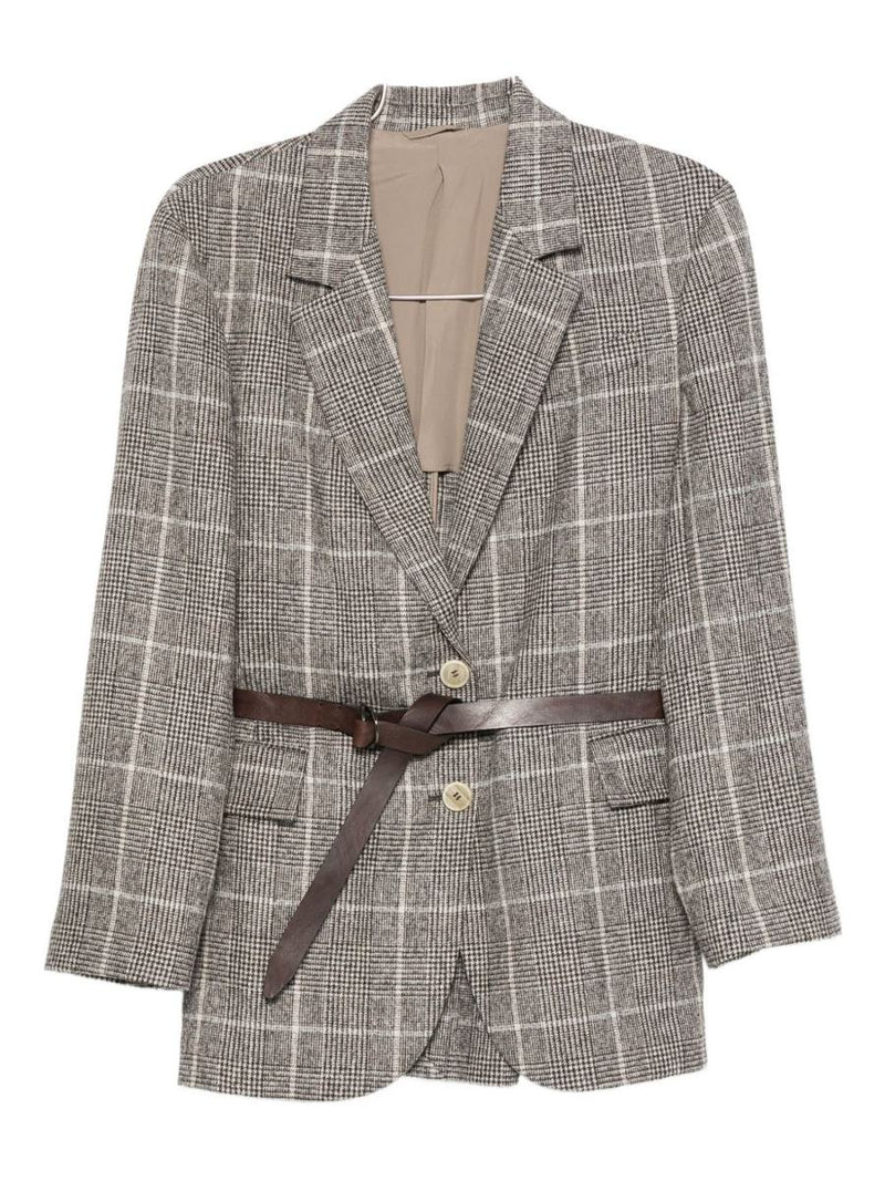 Brunello Cucinelli Wool Single-Breasted Jacket