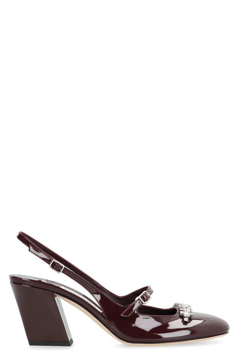 Jimmy Choo Belinda Patent Leather Slingback Pumps