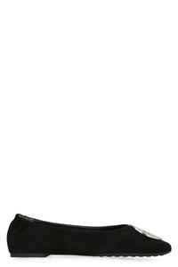 Tory Burch Claire Suede Ballet Flats