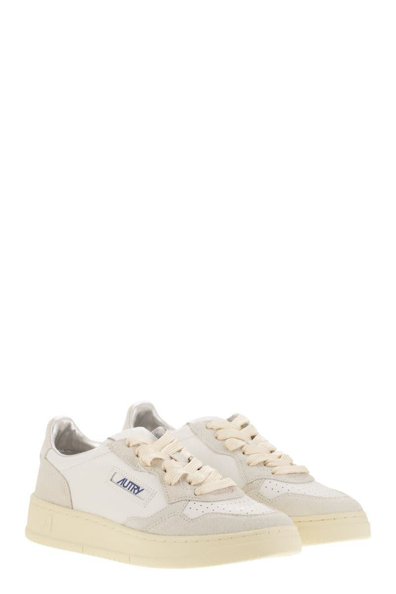 Autry Medalist Low - Sneakers With Two-Tone Glitter
