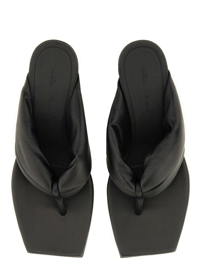 Rick Owens Leather Sandal