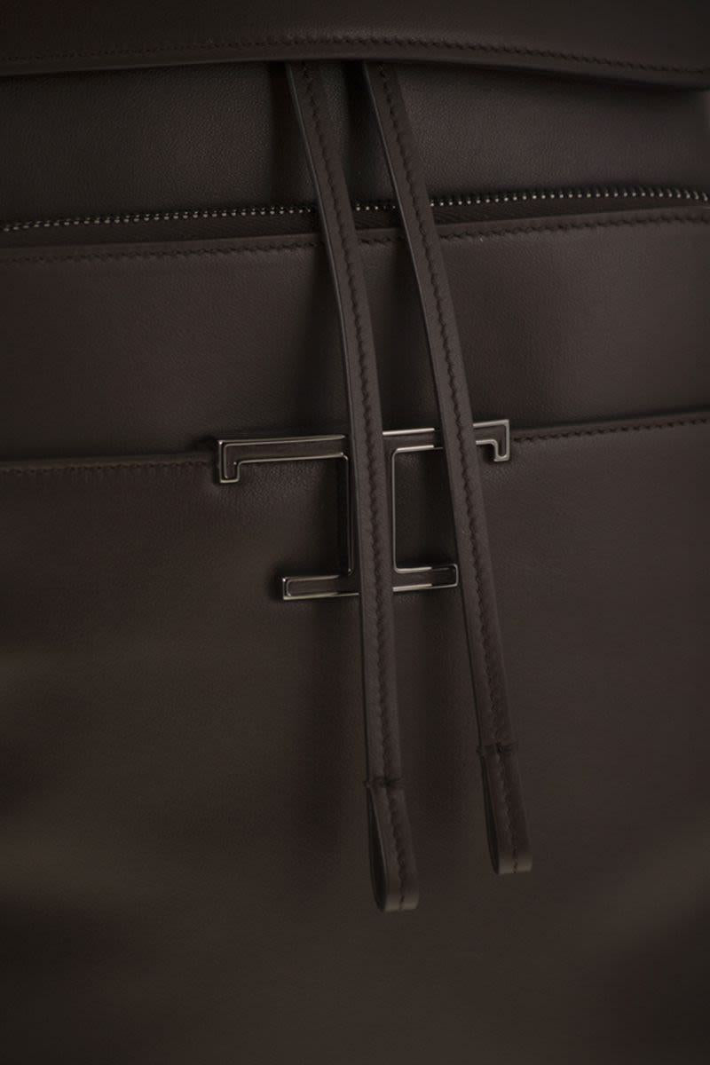 Tod'S T Timeless Medium Leather Backpack
