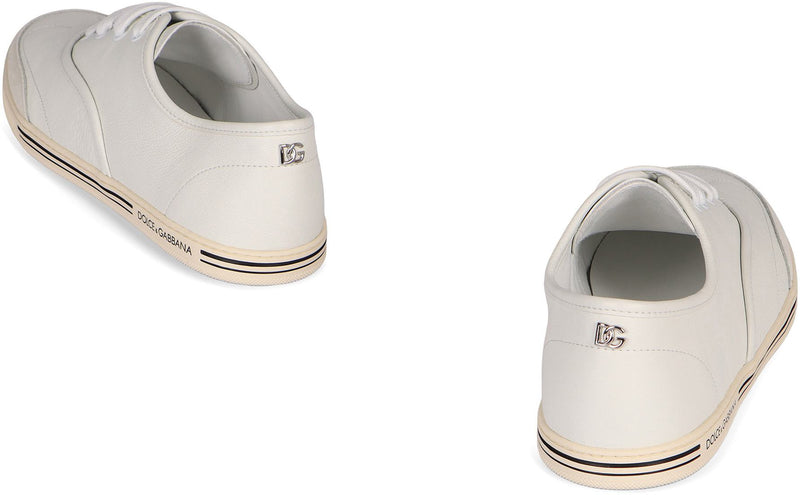 Dolce & Gabbana Leather Low-Top Sneakers
