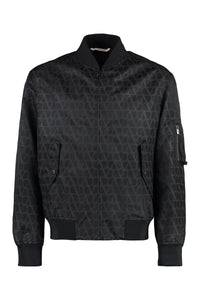 Valentino Garavani Nylon Bomber Jacket