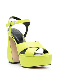Si Rossi Leather Heel Sandals