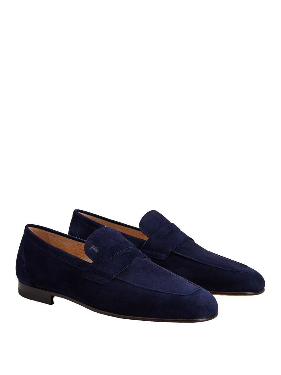 Tod'S Suede Leather Loafers Shoes
