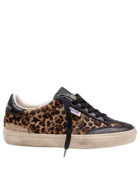 Golden Goose Ponyskin Sneakers With Leopard Print