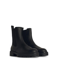Hogan 'H673' Black Leather Boots