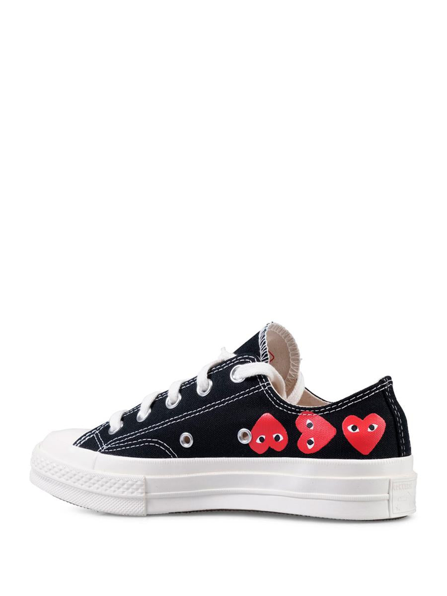 Converse X Comme Des Garçons Play Multi Heart Low Top Sneakers Shoes