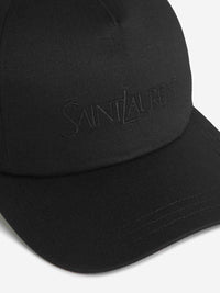 Saint Laurent Cotton Logo Cap