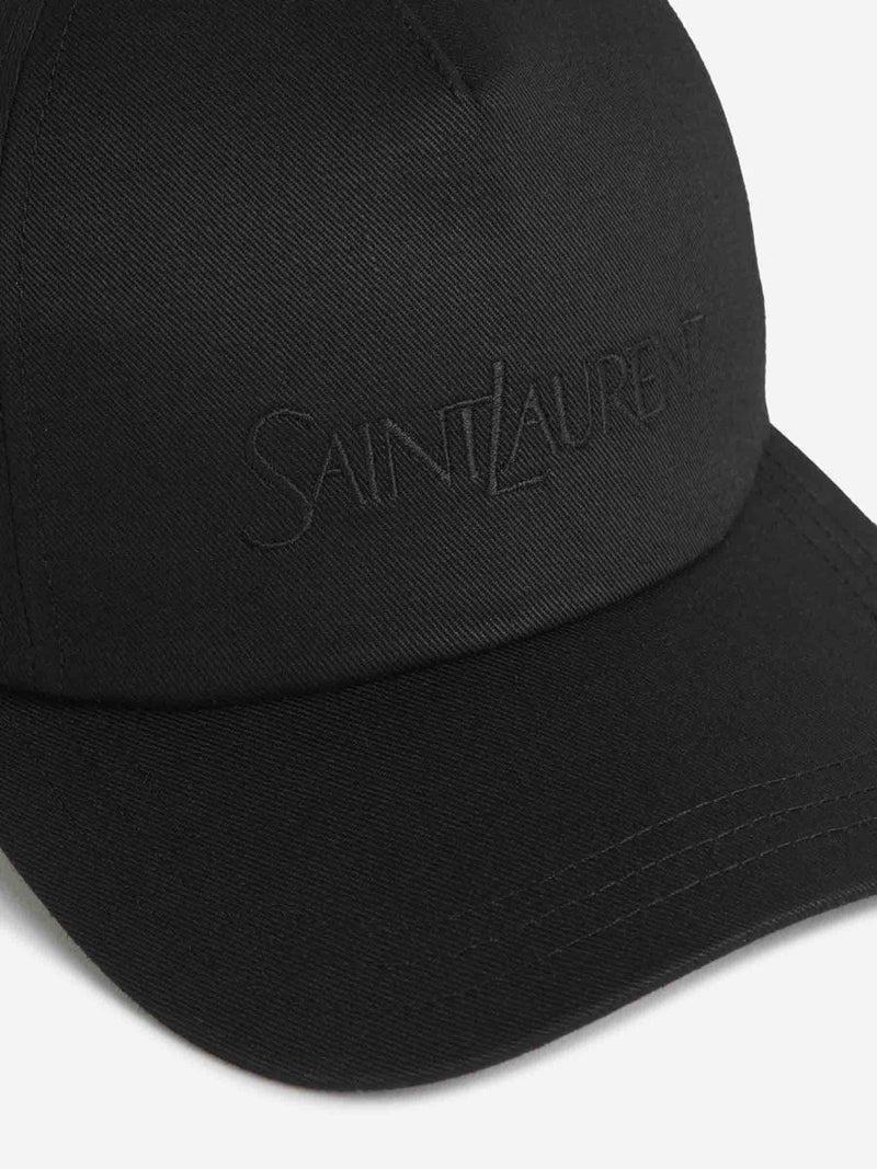 Saint Laurent Cotton Logo Cap