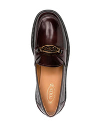 Tod'S Loafers With Clamp And Oval Logo Shoes