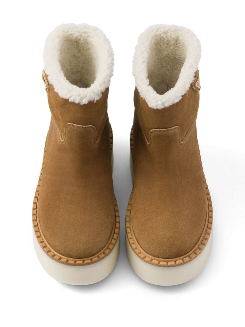 Prada Suede Booties