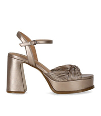 Ash Muse Champagne Heeled Sandal