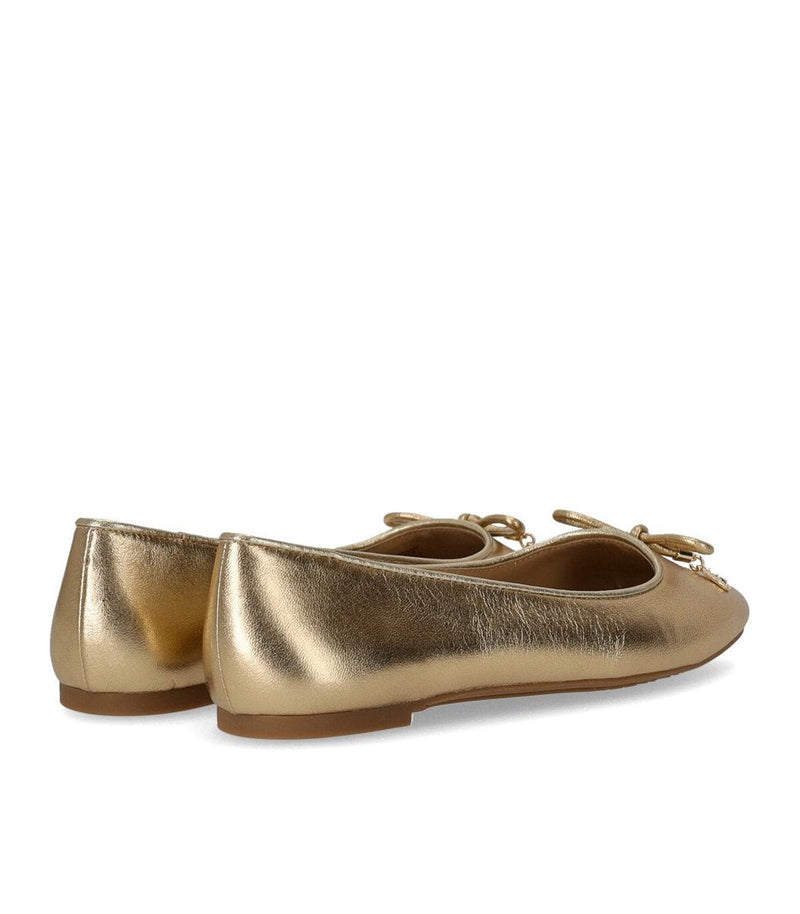 Michael Kors Nori Gold Ballet Flat Shoe