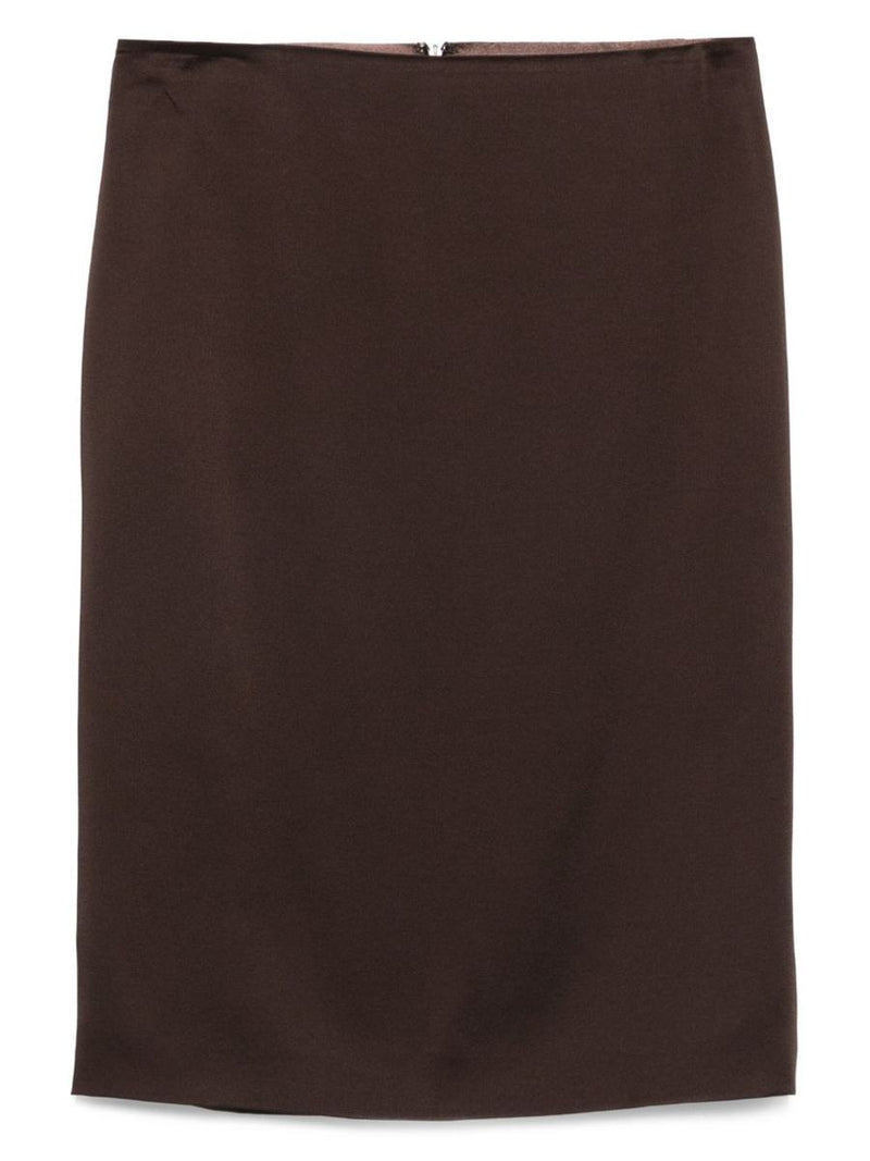 Tom Ford Satin Midi Skirt