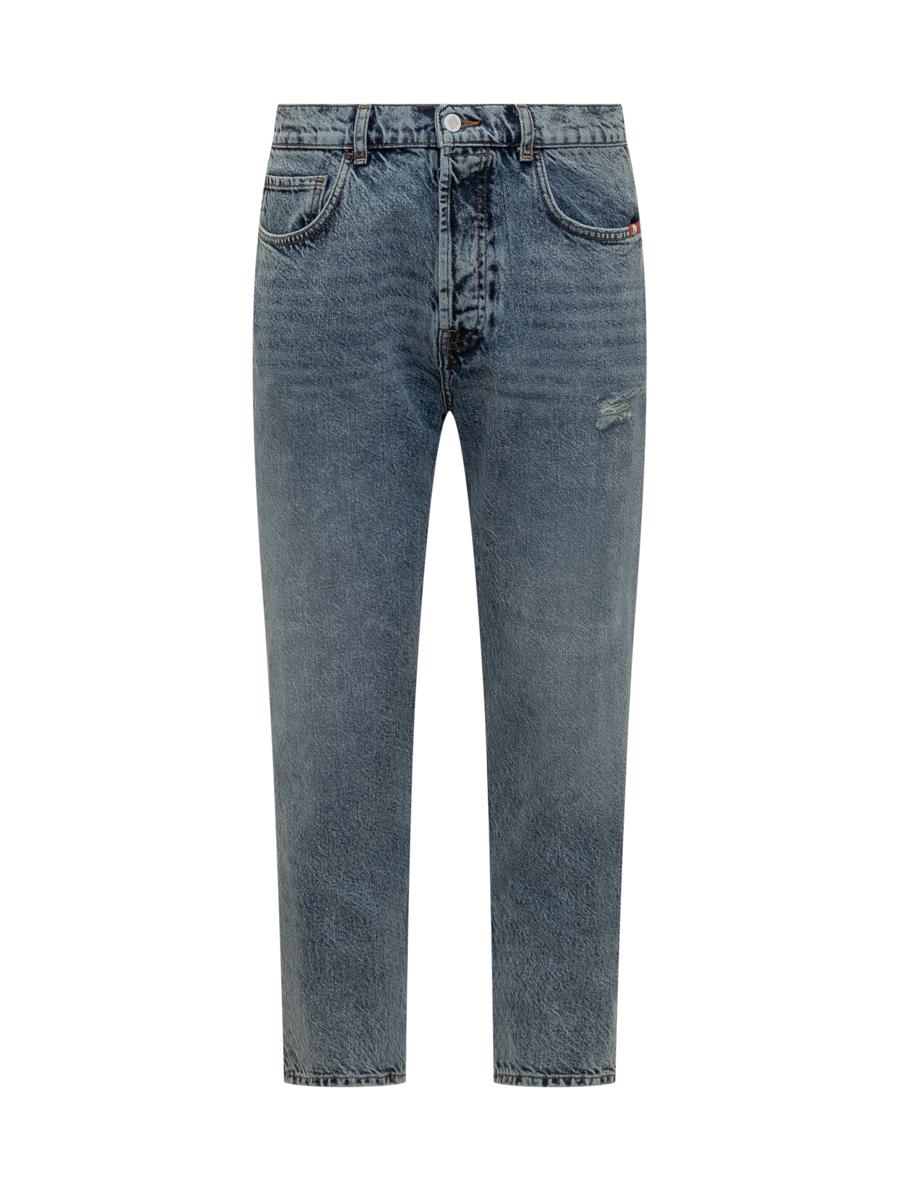Amish Amish Straight Denim Stonewashed Jeans