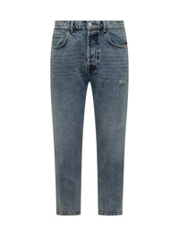 Amish Amish Straight Denim Stonewashed Jeans