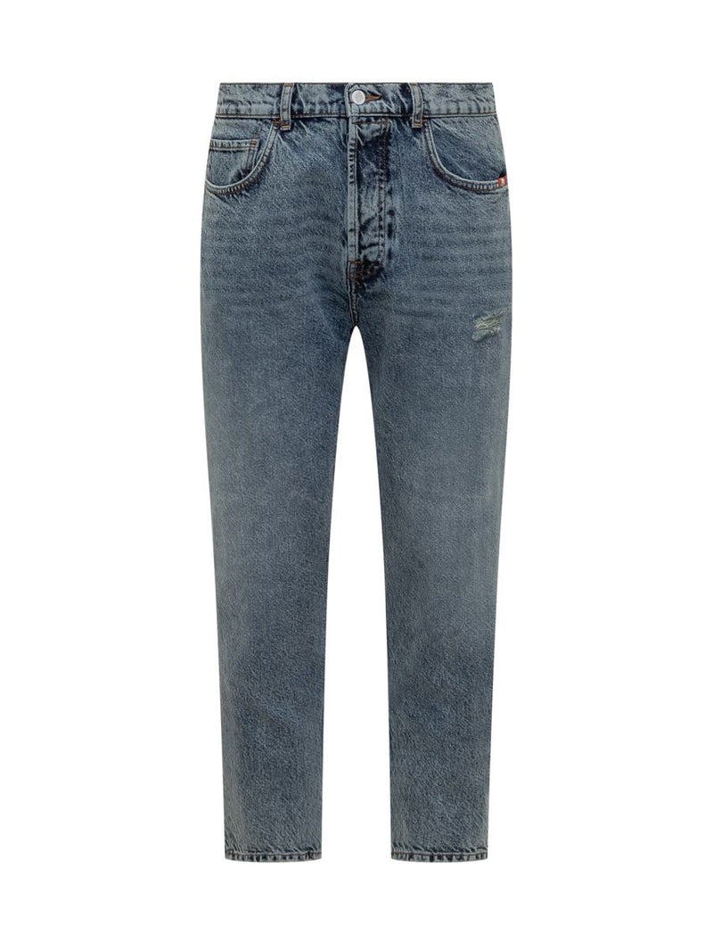 Amish Amish Straight Denim Stonewashed Jeans