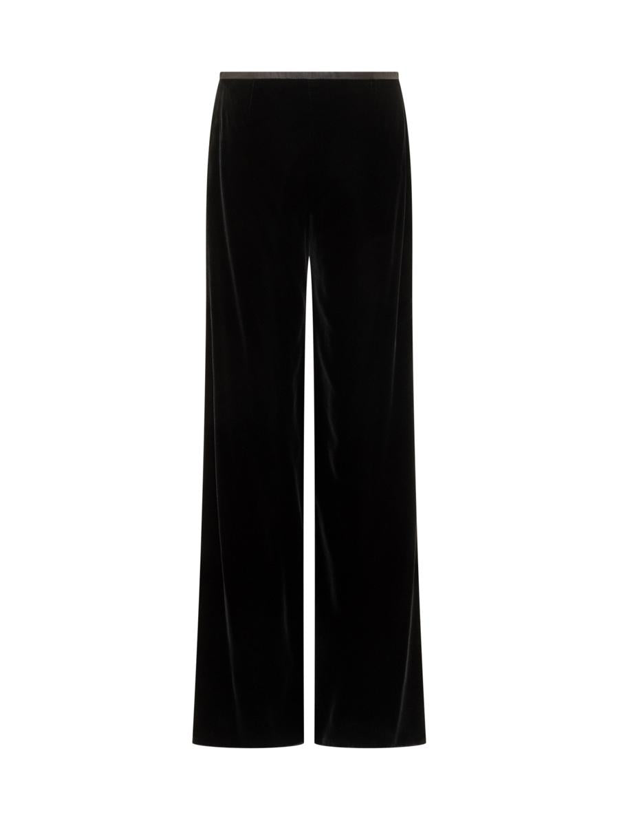 Emporio Armani Emporio Armani Velvet Wide Leg Trousers