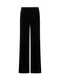 Emporio Armani Emporio Armani Velvet Wide Leg Trousers