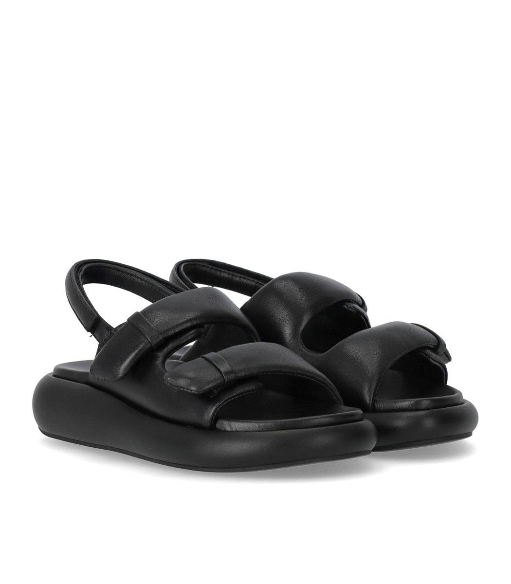 Ash Vinci Black Platform Sandal