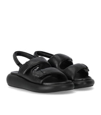 Ash Vinci Black Platform Sandal
