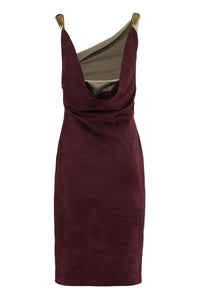 Bottega Veneta Suede Midi-Dress