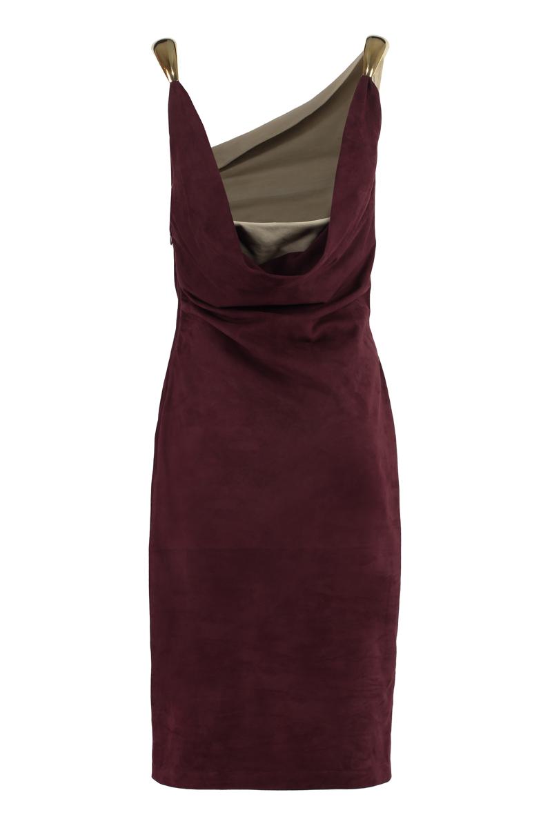 Bottega Veneta Suede Midi-Dress