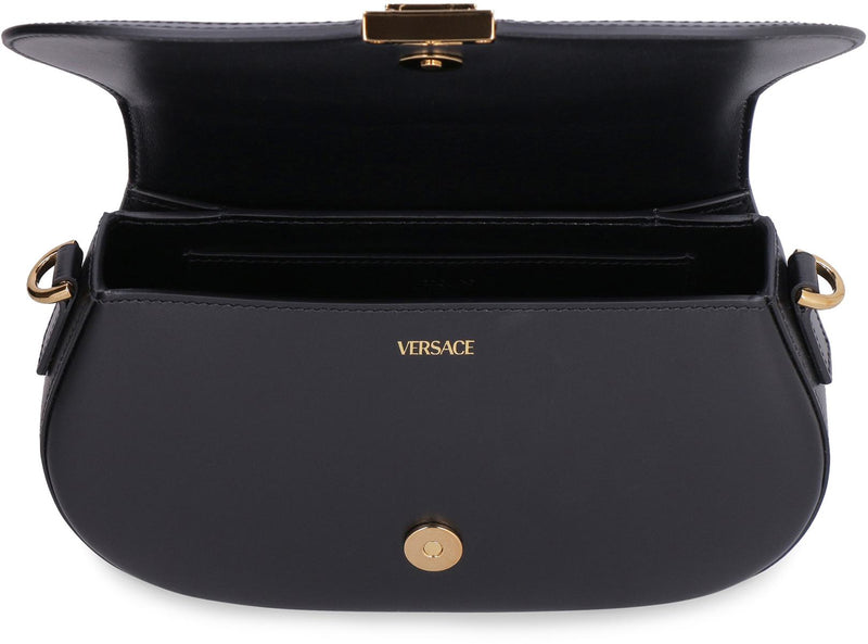 Versace Greca Goddess Leather Crossbody Bag