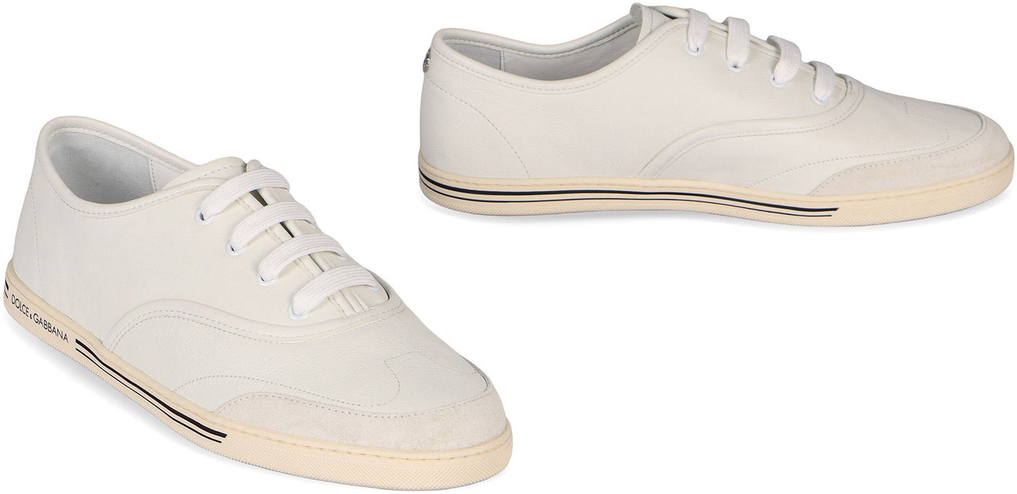 Dolce & Gabbana Leather Low-Top Sneakers