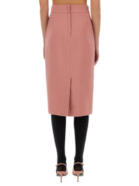 Dolce & Gabbana Dg Logo Longuette Pencil Skirt