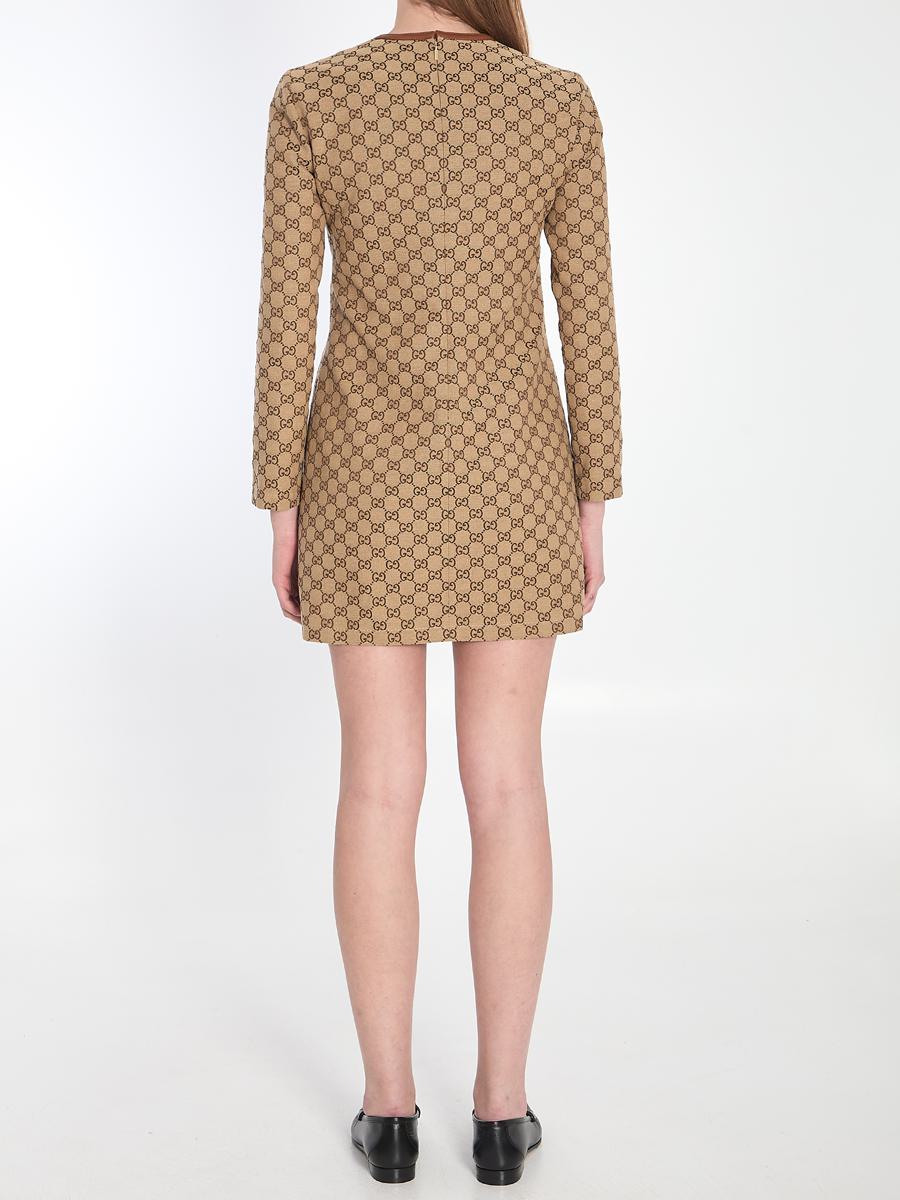 Gg Mini Dress With Horsebit