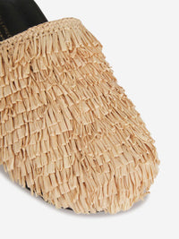 Stella McCartney Elyse Rafia Clogs