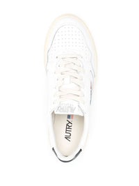 Autry 'Medalist Low' Sneakers In White Leather