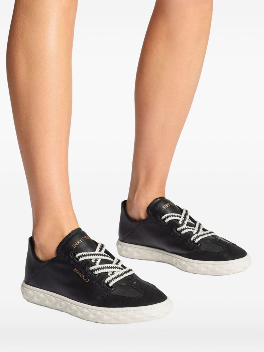 Jimmy Choo Diamond Light Leather Sneakers