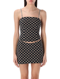 Misbhv Monogram Spaghetti Top