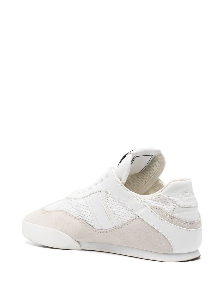 Chloé Kick Sneakers In Mesh And Suede Leather Shoes