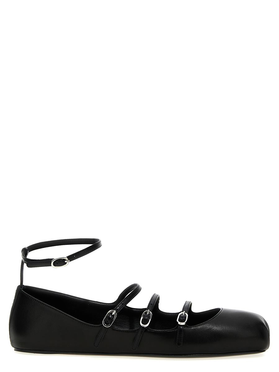 Alexander McQueen Leather Strap Ballet Flats