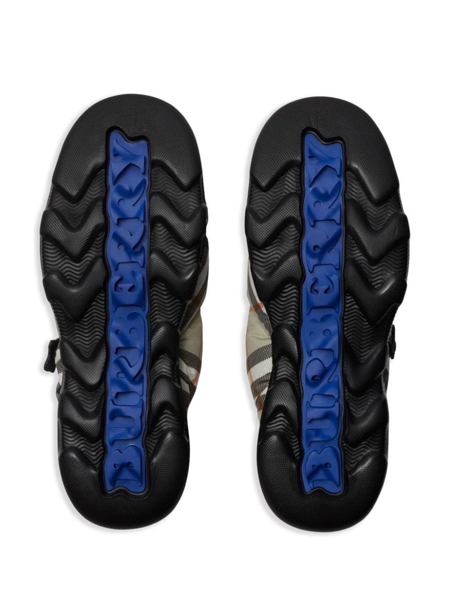 Burberry Check Pattern Pillow Mules