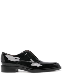 Gianvito Rossi Baxeter Lace-Up Patent Leather Shoes