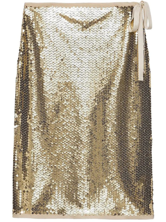 Prada Sequined Pencil Skirt Clothing