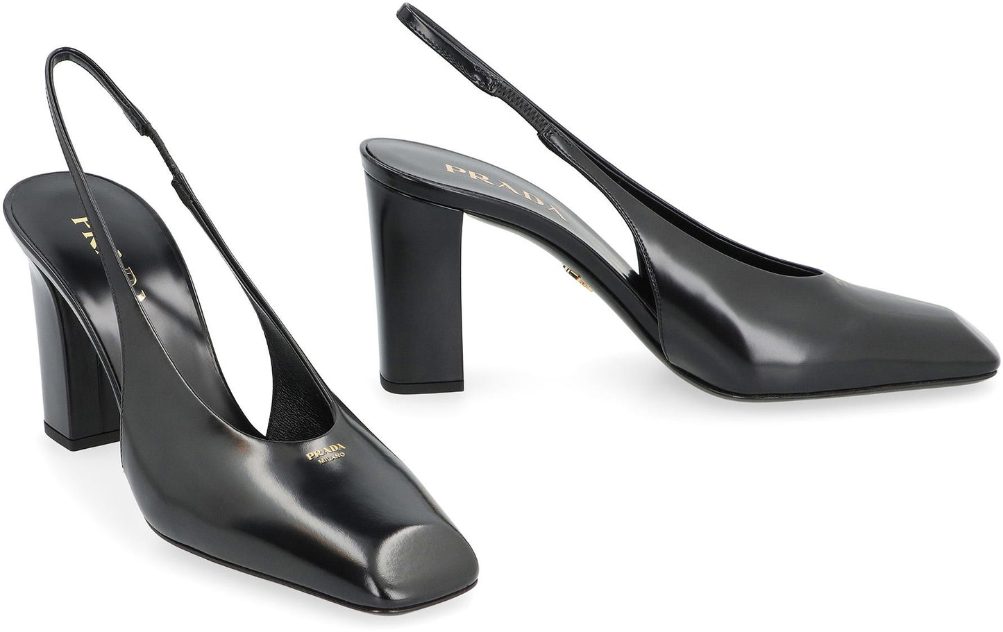 Prada Leather Slingback Pumps