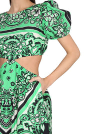 Red Valentino Bandana Print Dress