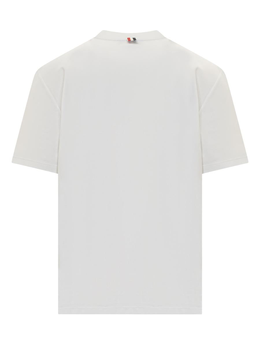 Thom Browne Rwb Ribbed T-Shirt